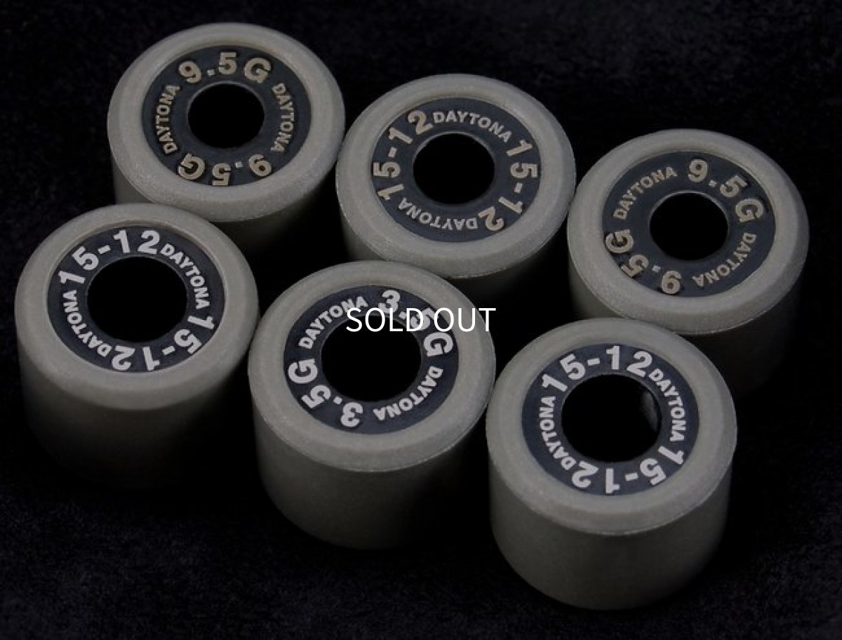 画像1: 🌟 DAYTONA（デイトナ）DWR ウエイトローラー 🌟 【シグナスX 1型〜5型対応｜Φ20×12mm｜3個入り】 (1)