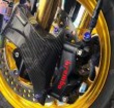 画像1: 🐐【Baphomet/バフォメット】カーボンキャリパーダクト シグナスX・グリファス対応（ラジアルキャリパー汎用） (1)