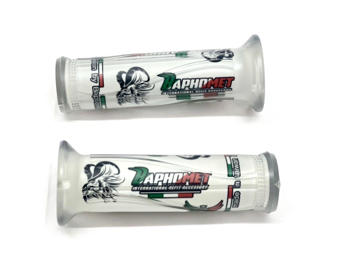 画像11: 🐐Baphomet　バフォメット イタリア三色グリップ｜ブラック／ホワイト（波打ちタイプ／ダイヤカットタイプ） (11)