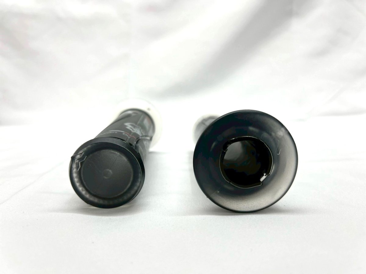 画像15: 🐐Baphomet　バフォメット イタリア三色グリップ｜ブラック／ホワイト（波打ちタイプ／ダイヤカットタイプ） (15)