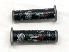 画像8: 🐐Baphomet　バフォメット イタリア三色グリップ｜ブラック／ホワイト（波打ちタイプ／ダイヤカットタイプ） (8)