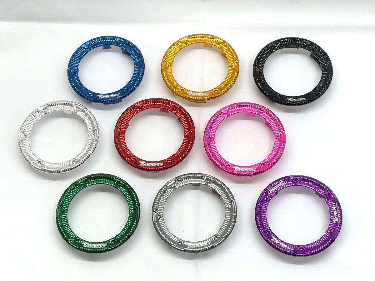 画像1: 🐐【Baphomet】バフォメット グリファス アルミ燃料キャップリング 鎧甲紋 バフォメット (1)