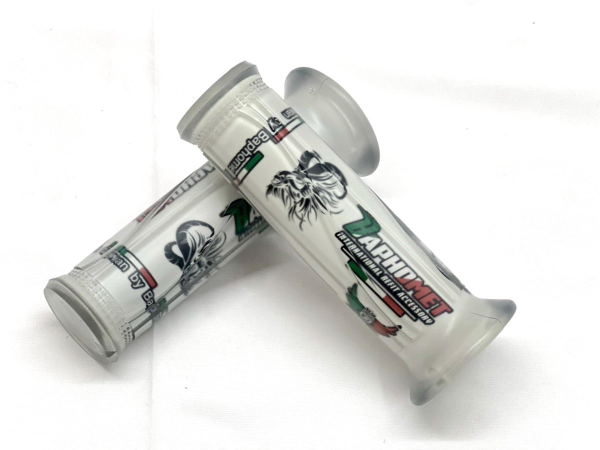 画像10: 🐐Baphomet　バフォメット イタリア三色グリップ｜ブラック／ホワイト（波打ちタイプ／ダイヤカットタイプ） (10)