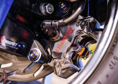 画像2: 🐐【baphomet】バフォメット カニキャリパー　🦀｜圧倒的な存在感と制動力！　シグナスｘ、グリファス対応🦀 (2)