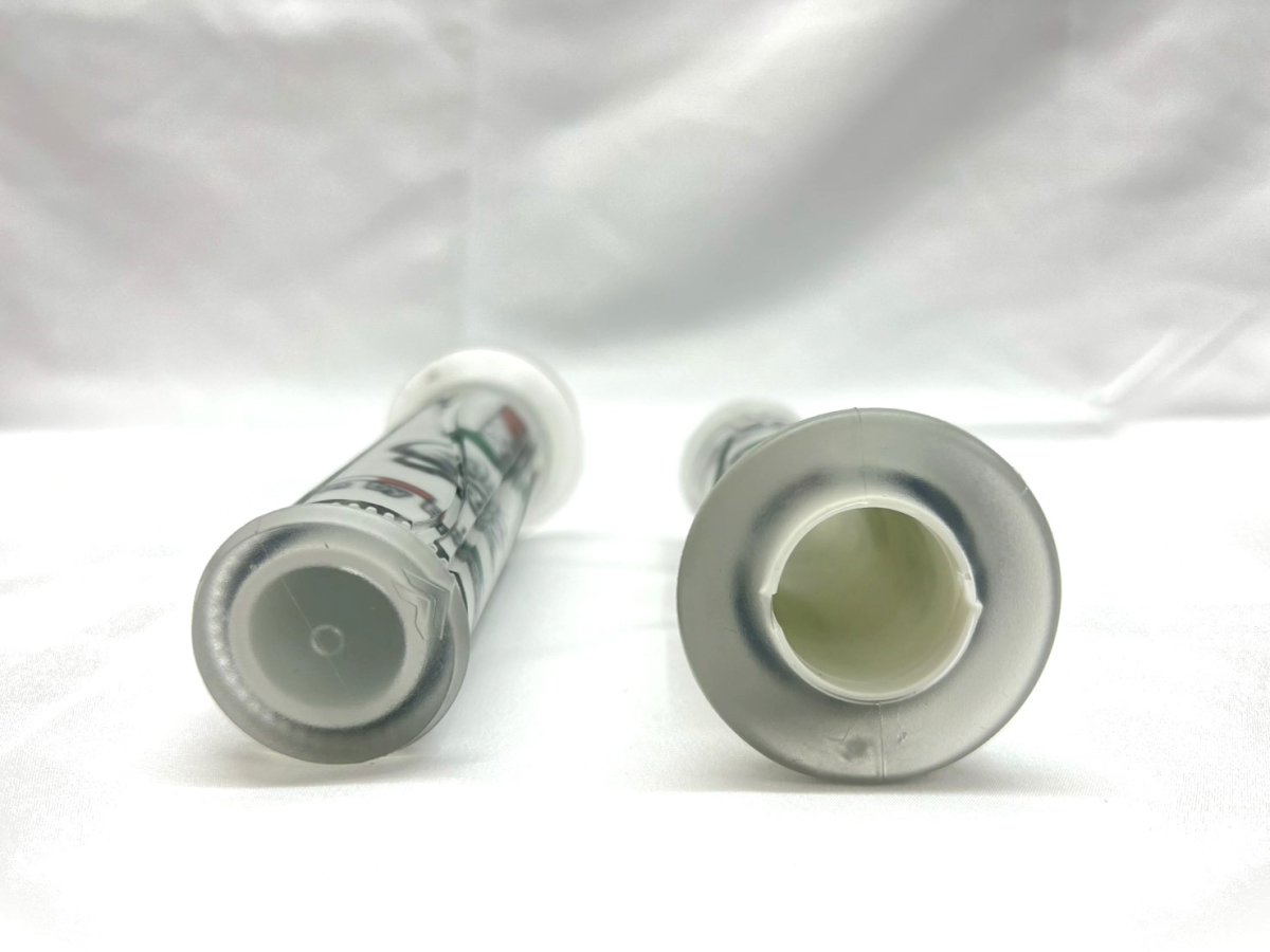 画像12: 🐐Baphomet　バフォメット イタリア三色グリップ｜ブラック／ホワイト（波打ちタイプ／ダイヤカットタイプ） (12)