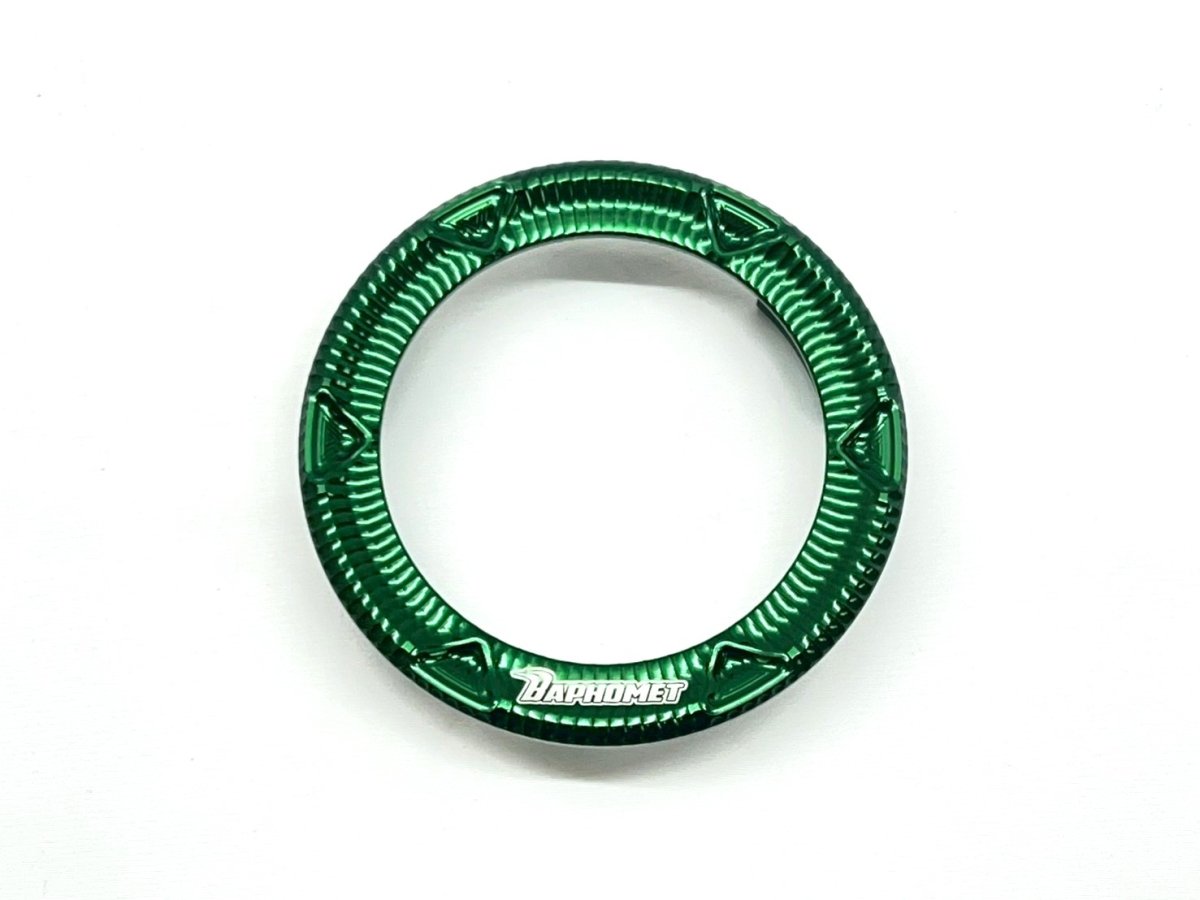 画像24: 🐐【Baphomet】バフォメット グリファス アルミ燃料キャップリング 鎧甲紋 バフォメット (24)