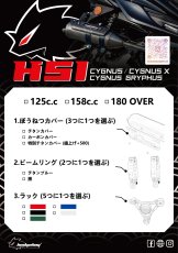 画像7: 🦔 HEDGEHOG ヘッジホッグ HS1 マフラー　直通静音（シグナスX / グリファス対応） 🦔 (7)