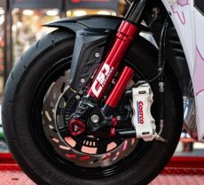 画像4: 【超ハイエンドモデル】✨CCD FACTORY C53 シグナスｘフロントフォーク｜他と被らない唯一無二の存在！ (4)