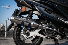 画像2: 🦔 HEDGEHOG ヘッジホッグ HS1 マフラー　直通静音（シグナスX / グリファス対応） 🦔 (2)