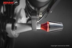 画像2: 🏍️ KOSO 汎用マフラースライダー｜転倒時のダメージを軽減！ 🚀 (2)