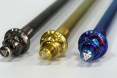 画像1: 【CCD FACTORY】ステンレス アクスルシャフト｜グリファス・シグナスX対応 (1)