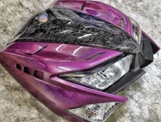 画像1: 🐐【BAPHOMET】バフォメット フロントカーボンカバー 大盾｜グリファス6型専用 (1)