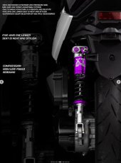 画像14: 👹【FreakFactory】怪獸工廠 XTR PRO ツインショック リアサスペンション｜シグナスX／グリファス対応 (14)